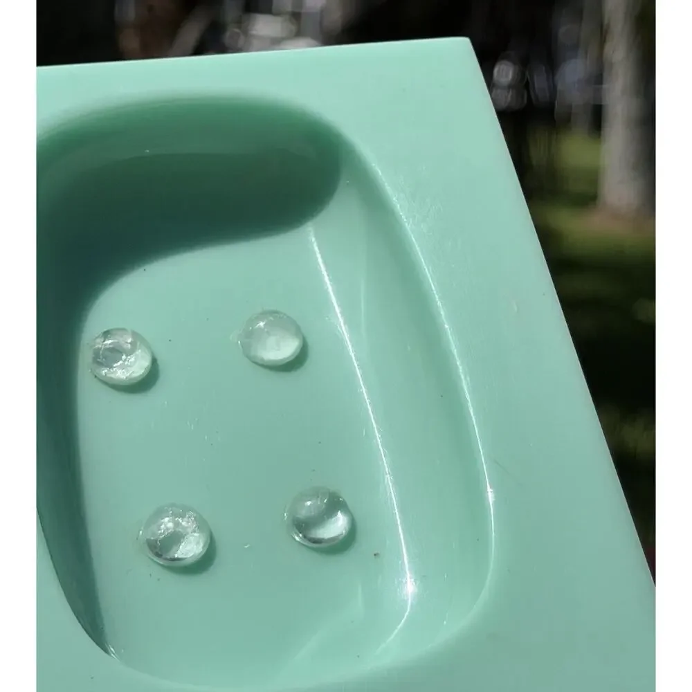 INCREDIBLE TURQUOISE MCM BATHROOM SET 1950s